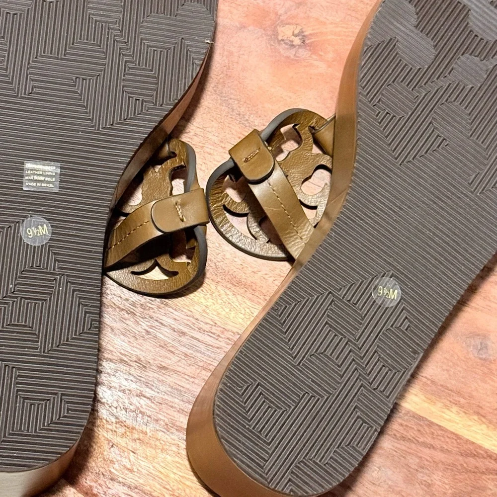 Tory Burch Olive Leather